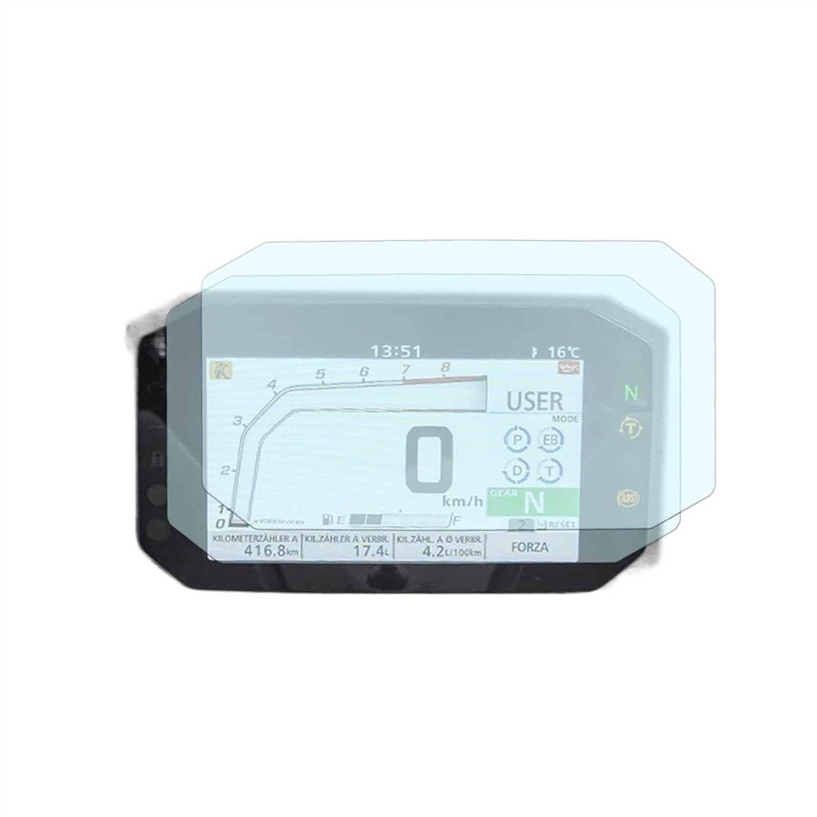 SYBLW Schutzfolie Kompatibel Mit X-ADV 2022 2021 Motorradteilen Cluster-Schutzfolie Displayschutzfolie Armaturenbrett-Instrumentenfolie Kilometerzähler-Schutzfolie(1 PCS) von SYBLW