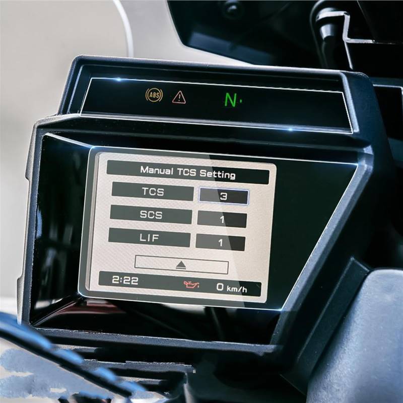 SYBLW Schutzfolie Motorrad-Instrumentenfolie, Teile, Kilometerzähler, Displayschutzfolie, Armaturenbrett-Schutzfolie, Kompatibel Mit Yamaha Für Tracer9 Gt 2021 2022 2023(4 Set) von SYBLW