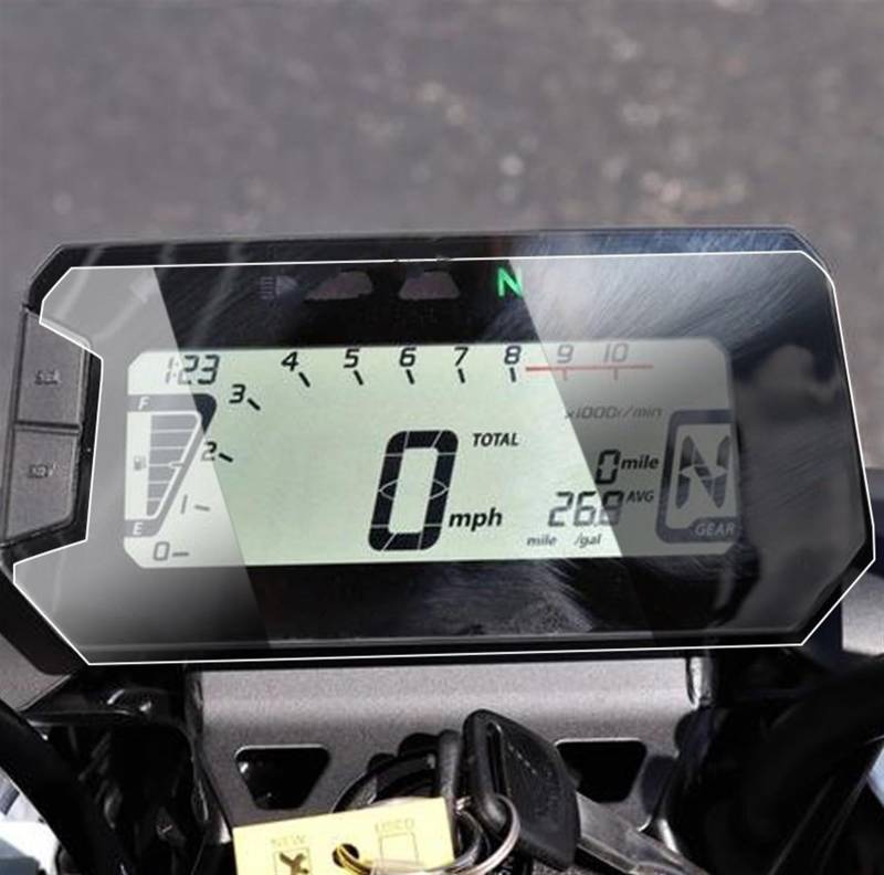 Schutzfolie Motorrad-Teile, Kilometerzähler-Schutzfolie, Armaturenbrett-Displayschutzfolie, Motorrad-Tachometer-Instrumentenfolie, Kompatibel Mit Grom 2021 2022(2 Sets) von SYBLW