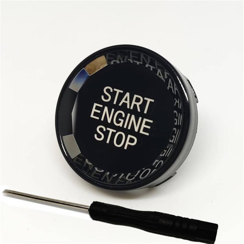 Steuerschalter-Knopf Kompatibel mit X1 X5 E70 X6 E71 Z4 E89 für E90 E91 E92 E60 Autozubehör Auto Motor Start Stop Taste Abdeckung Schalter ersetzen(C) von SYBLW