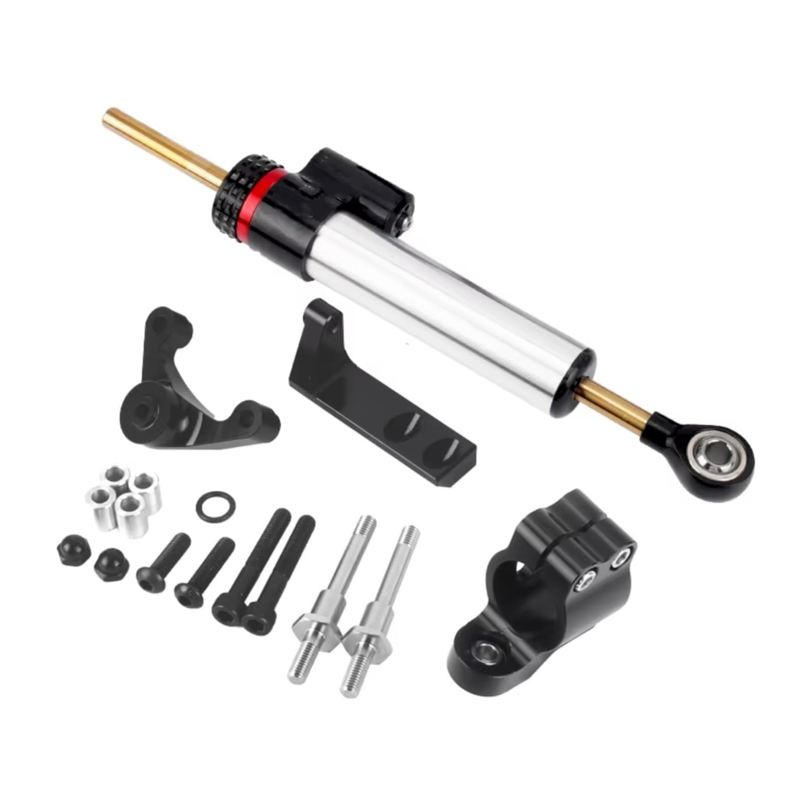 Stoßdämpfer Kompatibel Mit Ducati Für Hypermotard 821 2013 2014 2015 Für Hypermotard 821 Für SP 2013 2014 2015 2016 Lenkungsdämpfer-Stabilisatorhalterung(Size3) von SYBLW