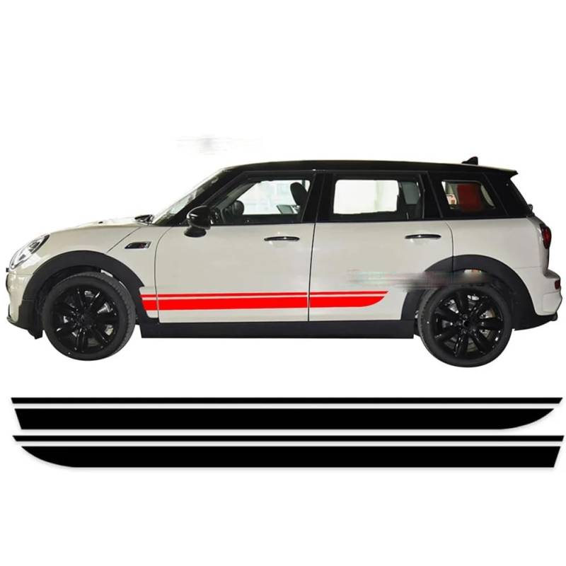 2 Stück Tür Seitenstreifen Aufkleber Körper Grafik Vinyl Aufkleber, für Mini Clubman F54 Cooper S One JCW 2015-On 2022 Zubehör von SYDKTWKM