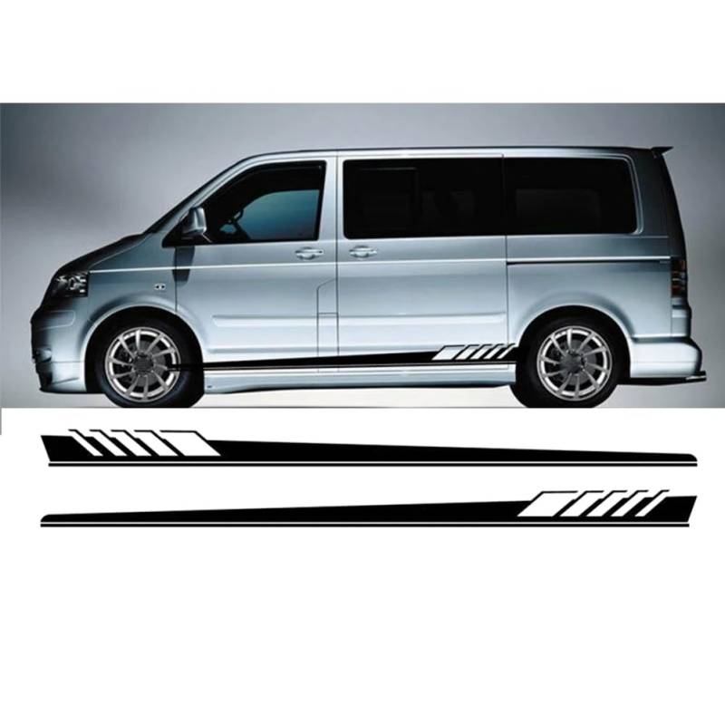 2 stücke neu, für VW Transporter Grafik Streifen Camper Van Aufkleber Aufkleber T4 T5 Caddy rv39 von SYDKTWKM