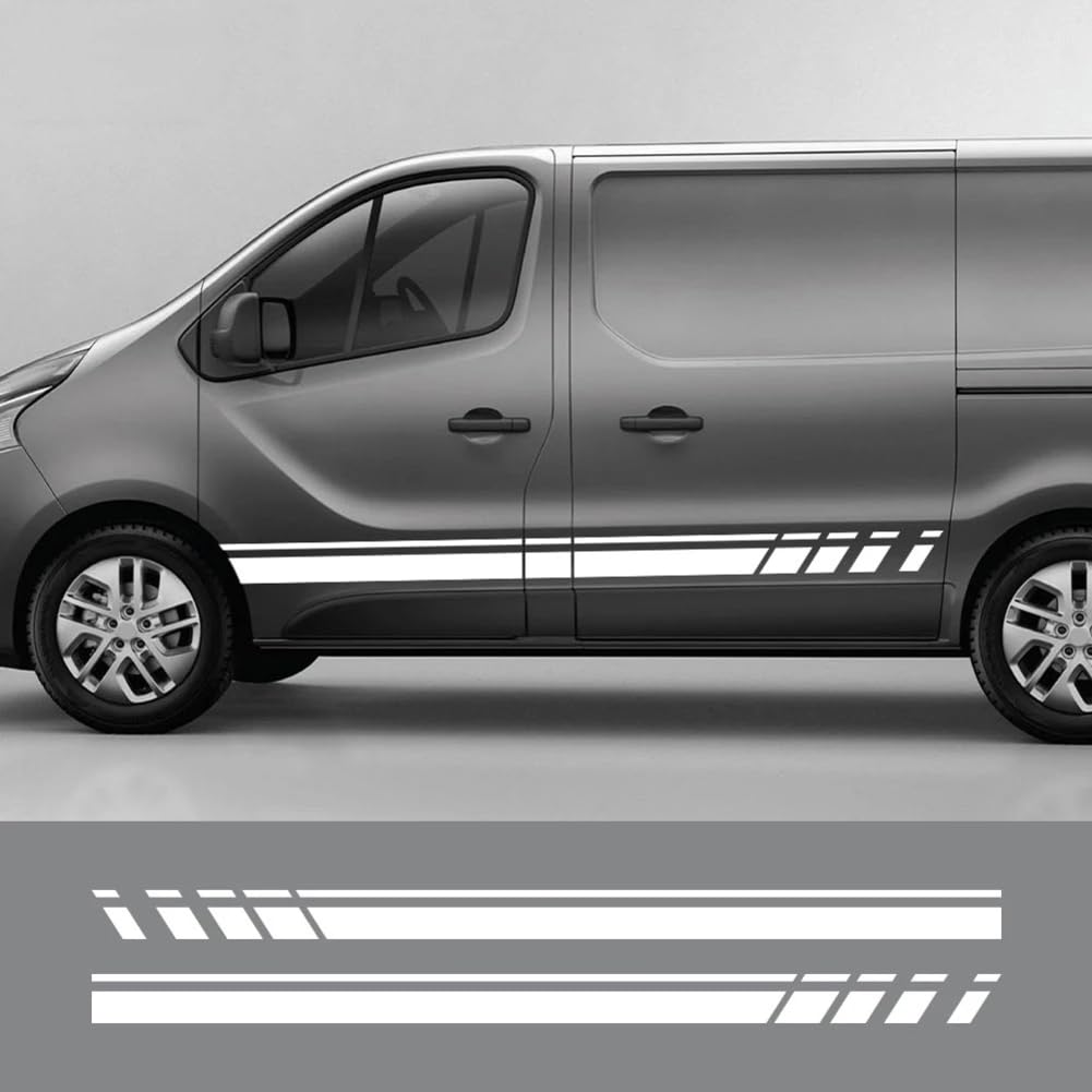 Autoaufkleber, für Renault Trafic Vauxhall, für Opel Vivaro, für Nissan NV300, für Talento Camper Van Wohnmobil Vinyl Aufkleber 2PCS Zubehör von SYDKTWKM