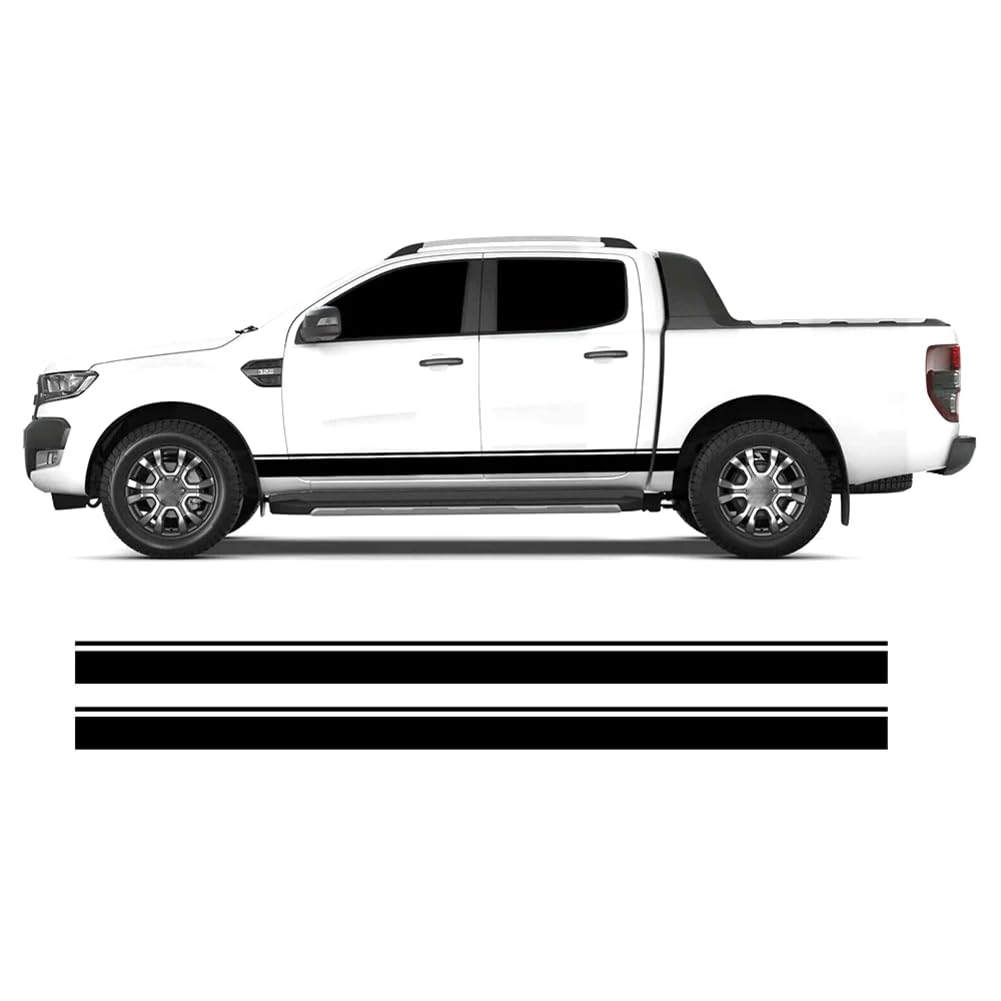 Seite Aufkleber Streifen, für Ford Ranger Raptor Aufkleber Aufkleber 4x4 Off Road Vinyl zq008 von SYDKTWKM