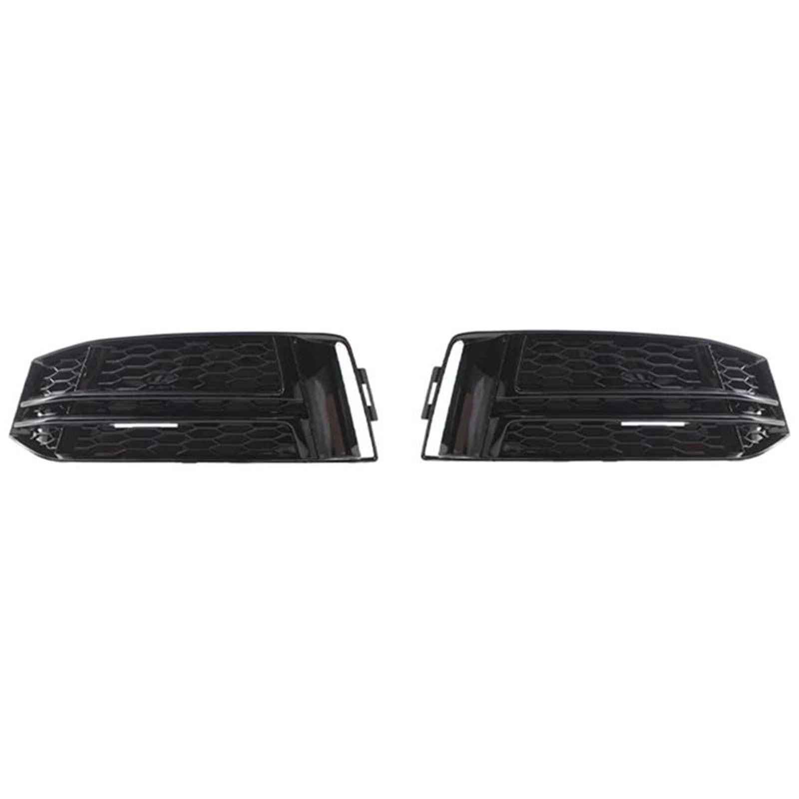 Frontstoßstangengrill 1 Paar Front Nebel Licht Abdeckung Stoßstange Grille Für A4 B9 2016 2017 2018 Auto Grill 8W0807681F 8W0807682F Ersatzteile Nebelscheinwerfer Gitter von SYLTER