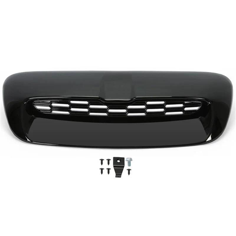 Frontstoßstangengrill Auto Fronthaube Lufteinlass Vent Scoop Für Mini Für Cooper S R55 R56 R57 R58 R59 2007 2008 2009 2010 2011 2012 2013 2014 Nebelscheinwerfer Gitter(Glänzend schwarz) von SYLTER