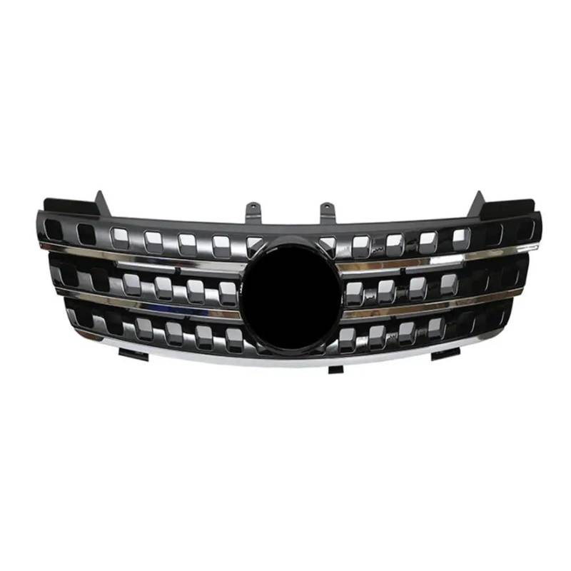 Frontstoßstangengrill Auto Frontschürze Grille Oberen Racing Grill Für Mercedes Für Benz Für ML-Klasse W164 ML320 ML350 ML550 2005 2006 2007 2008 Nebelscheinwerfer Gitter(Schwarz) von SYLTER