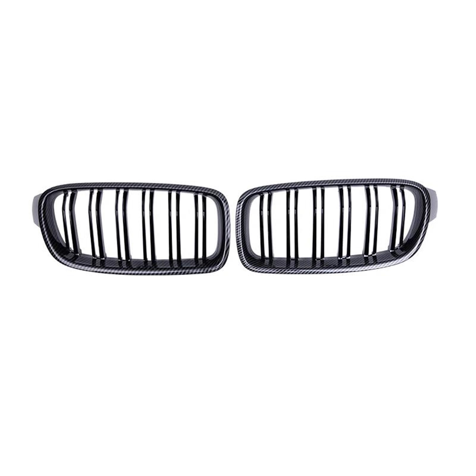 Frontstoßstangengrill Auto-Frontstoßstangengrill, Racing-Grill-Stil, Autozubehör, Doppellamellengitter Für F30 F31 F35 3er 2013 2014 2015 2016 2017 2018 2019 Nebelscheinwerfer Gitter von SYLTER