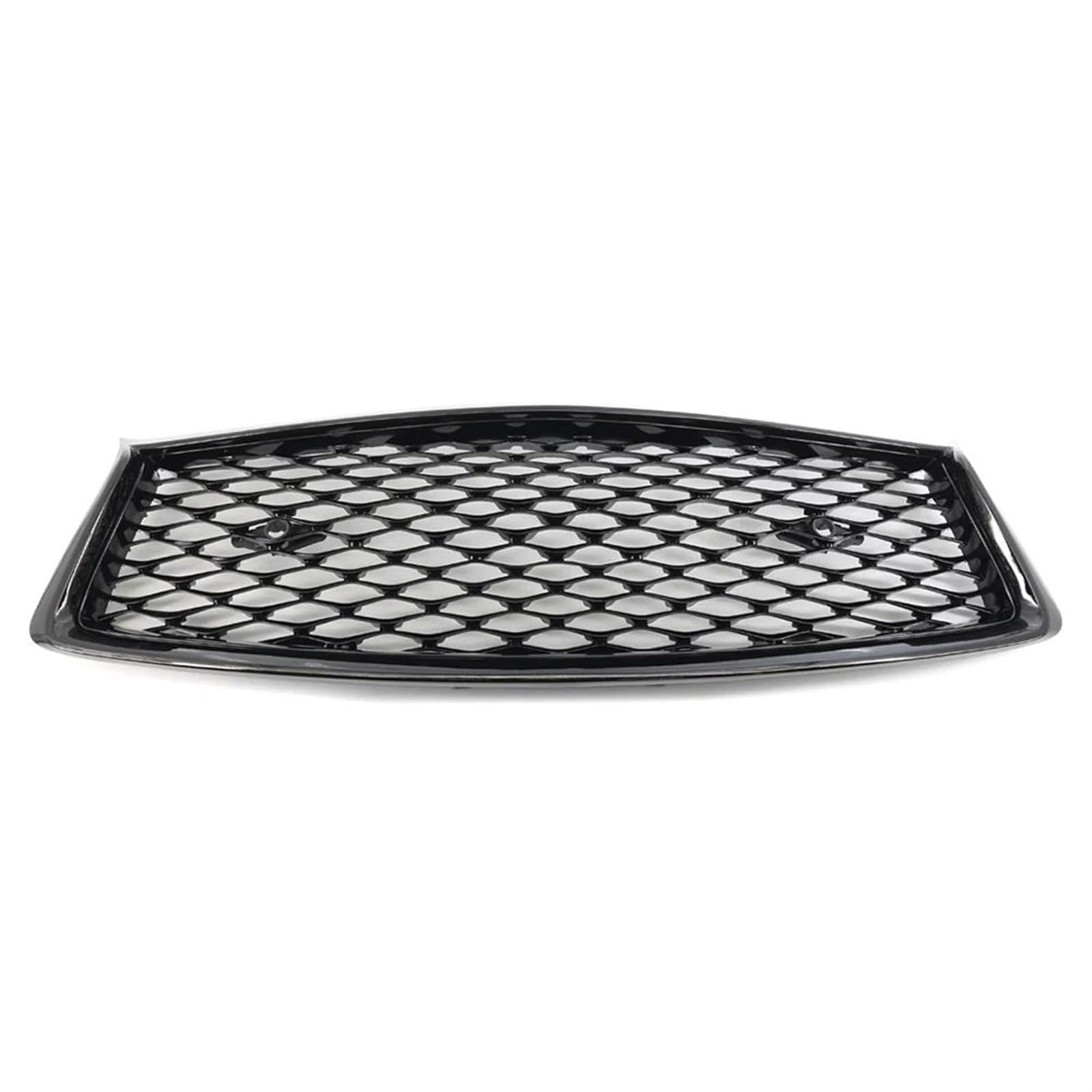 Frontstoßstangengrill Auto Honeycomb Frontschürze Mitte Oberen Mesh Grille Grill Mit Sensor Loch Für Infiniti Für Q50 Q50S 2018 2019 2020 2021 2022 2023 Nebelscheinwerfer Gitter(Glänzend schwarz) von SYLTER