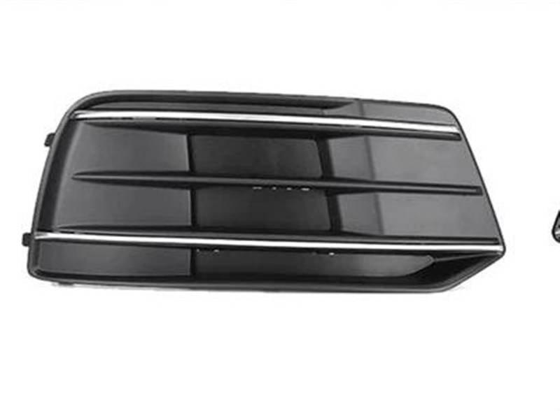 Frontstoßstangengrill Fahrerseite Auto Frontstoßstange Nebelscheinwerfer Lampe Kühlergrill Abdeckung Trim für Q5 SQ5 2018 2019 2020 Nebelscheinwerfer Gitter(Black Left) von SYLTER