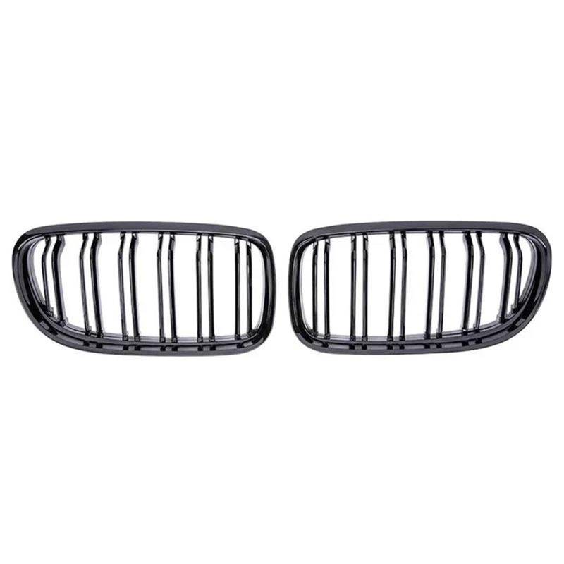 Frontstoßstangengrill Für 3er E90 E91 LCi 320i 318i 325i 2009–2012, Auto-Frontnierengitter, Doppellamellengrill, Racing-Grills-Zubehör Nebelscheinwerfer Gitter von SYLTER