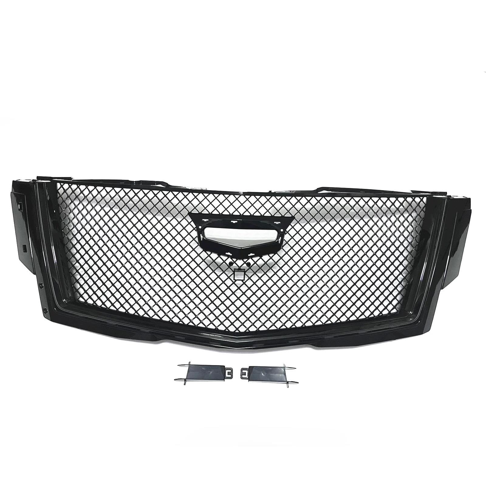 Frontstoßstangengrill Für Cadillac Für Escalade 2015 2016 2017 2018 2019 2020 Waben Stil Kühlergrill Grill Auto Oberen Stoßfänger Haube Mesh Grid Kit Nebelscheinwerfer Gitter von SYLTER