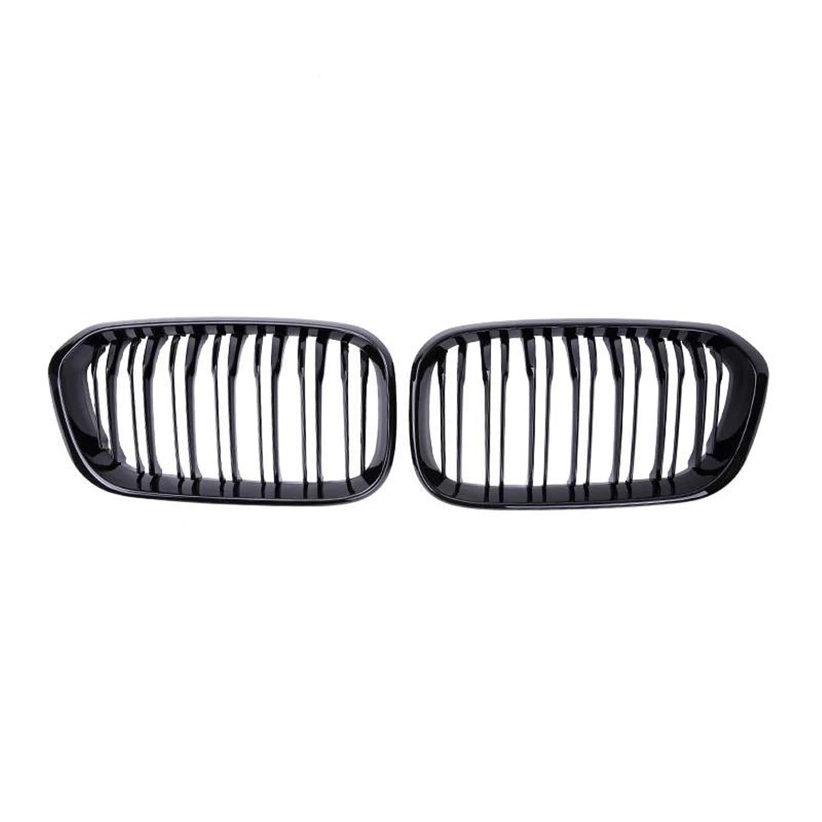 Frontstoßstangengrill Für F20 F21 120i 118i 116i 116d Für M135i Für M140i 2015 2016 2017 Auto Vorderen Stoßfänger Gitter Niere Racing Grill Auto Grille Nebelscheinwerfer Gitter(Schwarz glänzend) von SYLTER