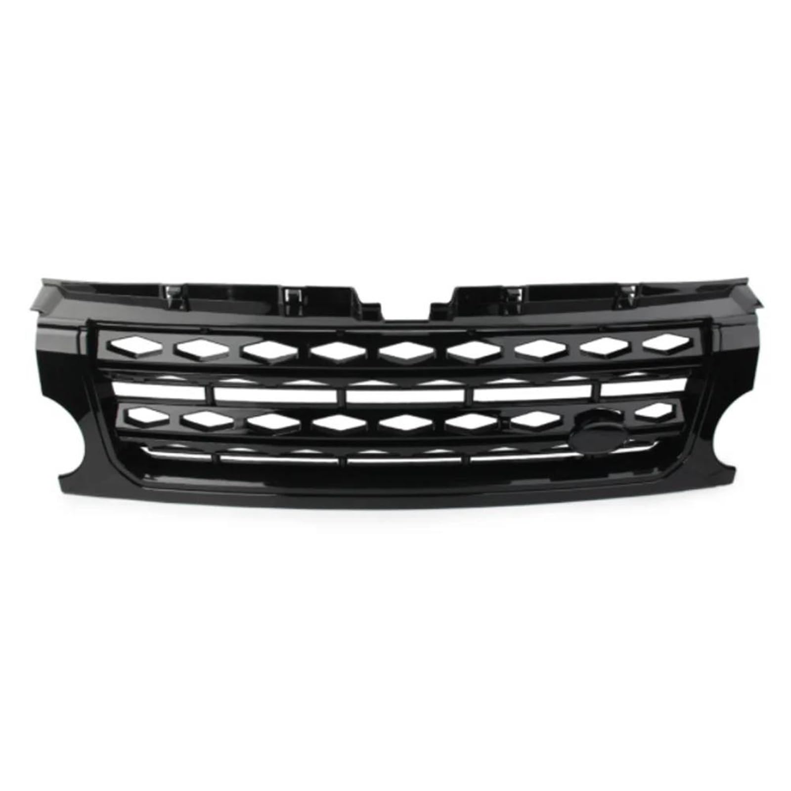 Frontstoßstangengrill Für Land Für Rover L319 Für Discovery 3 LR3 2005 2006 2007 2008 2009 Auto Vorderen Stoßfänger Grille Mitte Panel Styling Oberen Grill Nebelscheinwerfer Gitter(Black B) von SYLTER