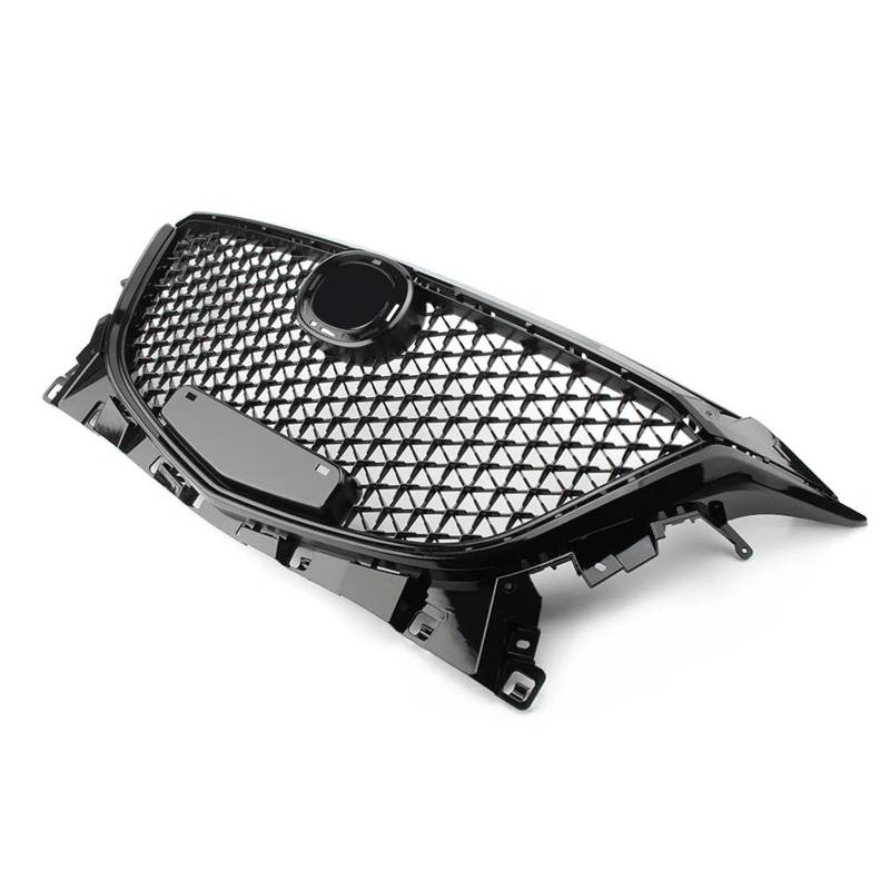 Frontstoßstangengrill Für Mazda 3 Für Axela Für GT BM BN 2014 2015 2016 Front Upper Grille Honeycomb Grill Schwarz Nebelscheinwerfer Gitter von SYLTER