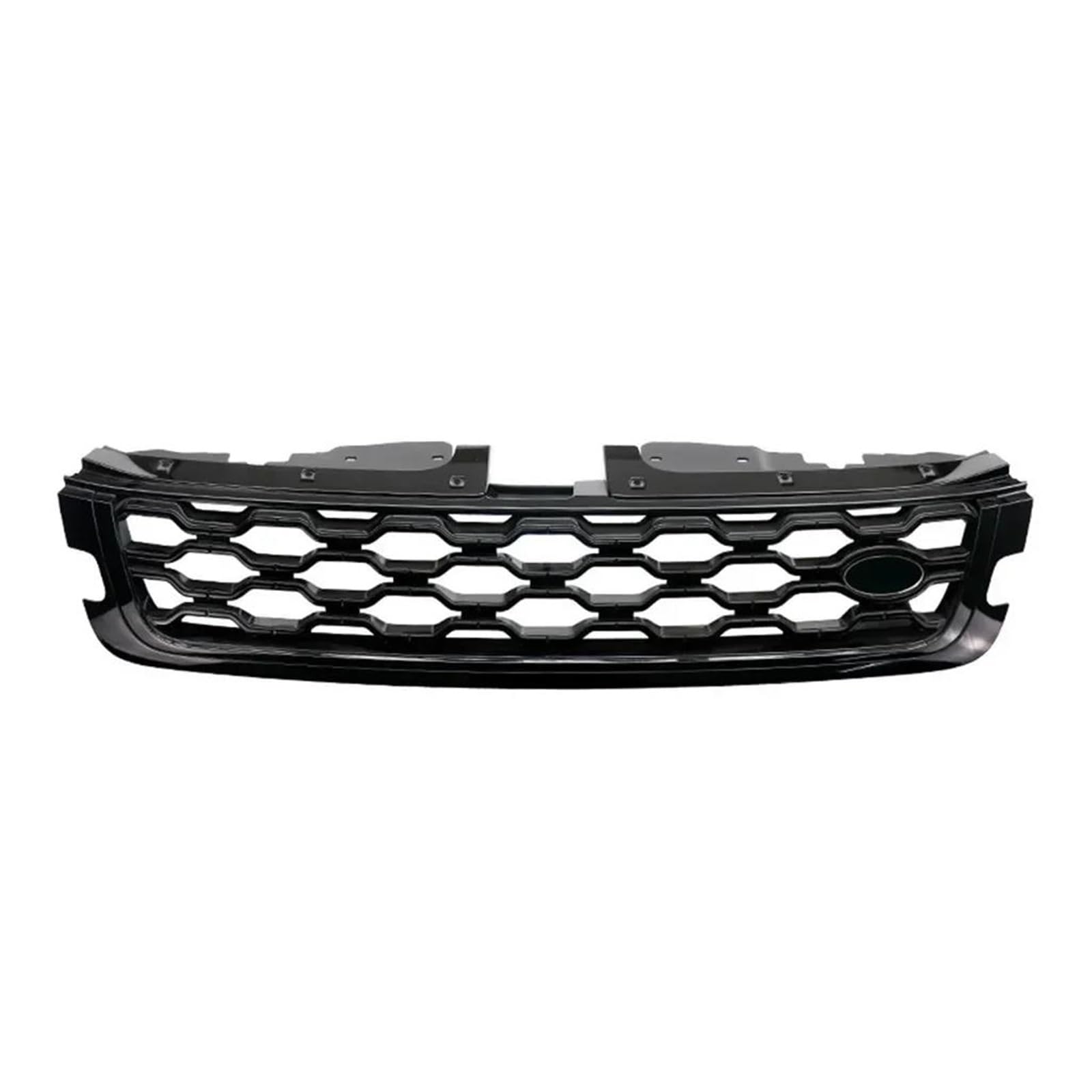 Frontstoßstangengrill Für Range Für Rover Für Evoque Für Stil 2020 2021 2022 Auto Vorderen Stoßfänger Grille Auto Zubehör Racing Grills Nebelscheinwerfer Gitter(Black Grille) von SYLTER