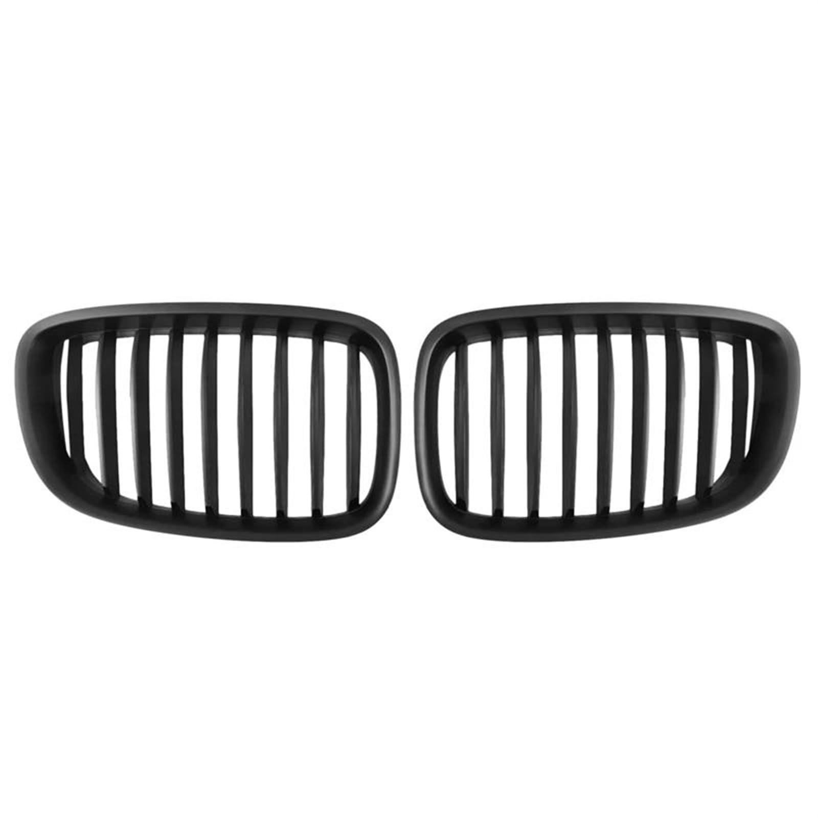 Frontstoßstangengrill Mattschwarzer Auto-Frontgrill für F07 für GT 5 Serie 535I 550I 2010 2011 2012 2013 2014 2015 51137200169,51137200170 Nebelscheinwerfer Gitter von SYLTER