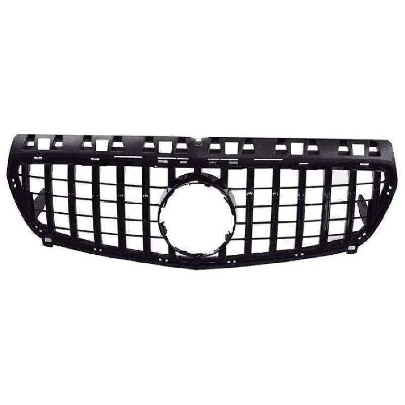 Frontstoßstangengrill Schwarzer Auto-Frontstoßstangen-Obergitter-Grill für Mercedes für Benz A-Klasse W176 A200 A250 A45 2013 2014 2015 Nebelscheinwerfer Gitter von SYLTER