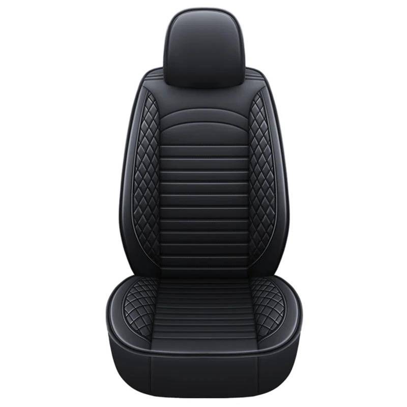 SYLTER Sitzbezüge Auto Autositzkissenbezug Komplettset für q3 für Sportback Center Zubehör Innenausstattung Vordersitzbezüge(Black 5PCS) von SYLTER