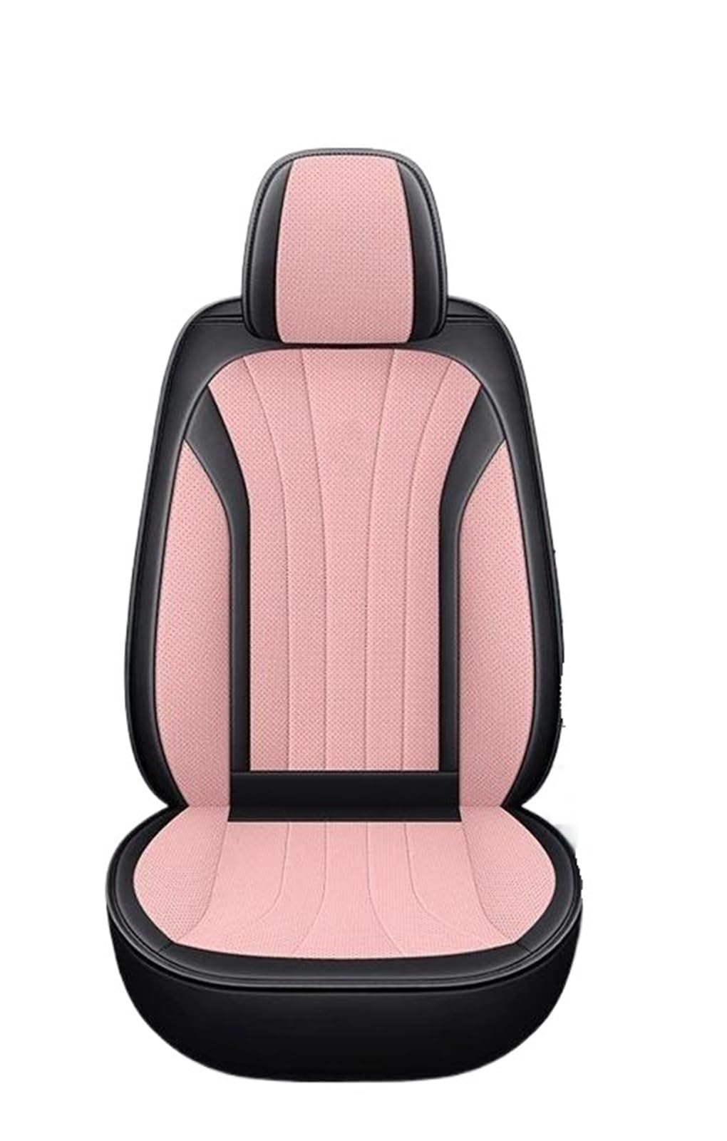 Sitzbezüge Auto Vollständiger Satz Autositzbezüge für Peugeot 206 2008 301 307 307SW 308 3008 4008 508 Auto-Innenschutz-Zubehör Vordersitzbezüge(Pink) von SYLTER