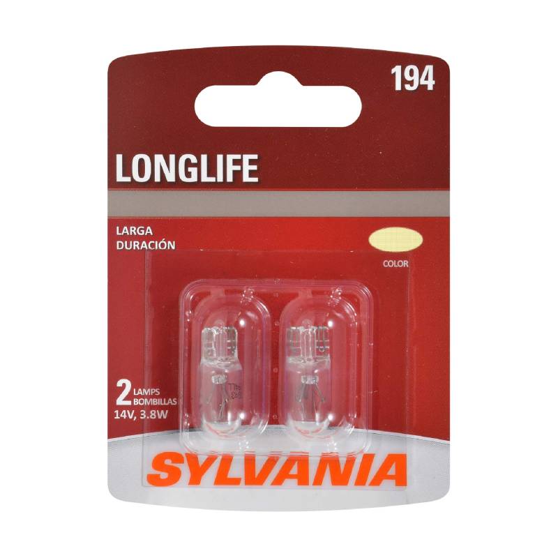 SYLVANIA 194 Long Life Miniature Bulb, (Contains 2 Bulbs) von SYLVANIA