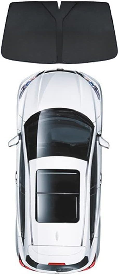 Auto Seitenfenster Sonnenschutz für Volvo V60 2018-2022, UV-Schutz Sun Visier Seitenscheibe Sonnenblende Schutzabdeckung Faltbar Zubehör,1x Frontgear von SYPPCH
