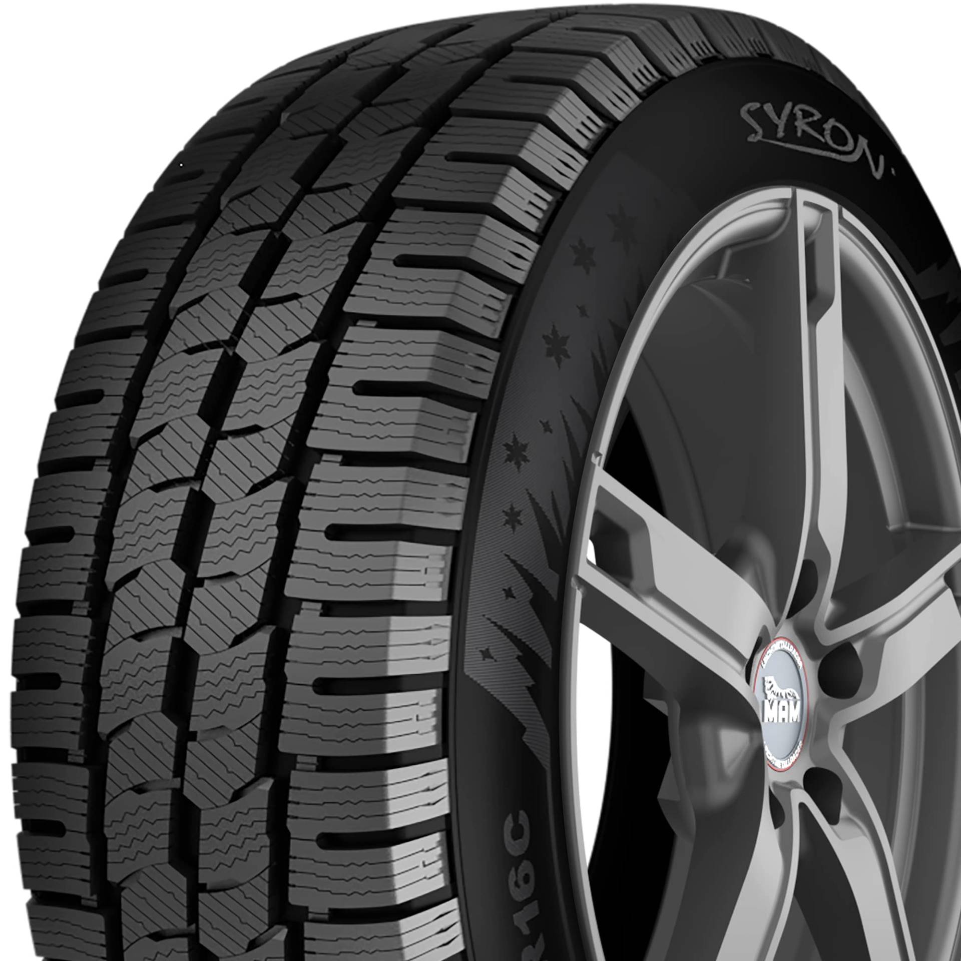 Syron Tires Everest C2 195/60 R16C 99/97 T - D/A/72dB Winterreifen (LLKW) von SYRON Tires