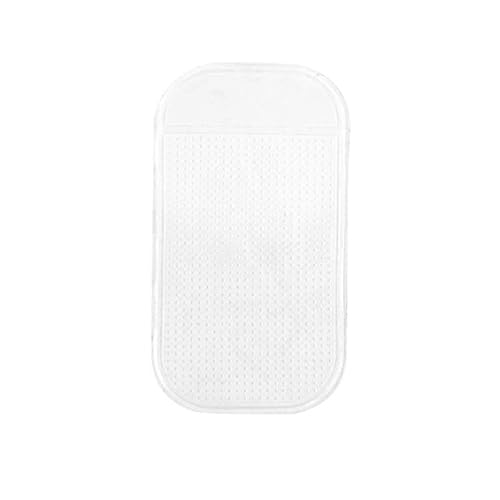 2 Stück Anti Rutsch Pad Auto, Universal Auto-Gummimatte Auto Armaturenbrett Klebematte Anti-Rutsch-Pad Wiederverwendbarer Doppelseitig Antirutschmatte für Autodekorationen, Brillen, Handys 14 * 8cm von SYSUII