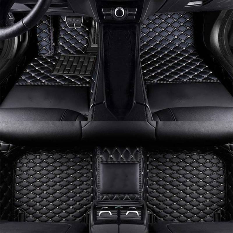 Auto Fußmatten für BMW I8 2019-2023,PU-Leder Allwetter Automatten Set,Bodenmatte Anti-Rutsch Wasserdicht Innenraum Protect Zubehör,A1 von SYSZZGCL