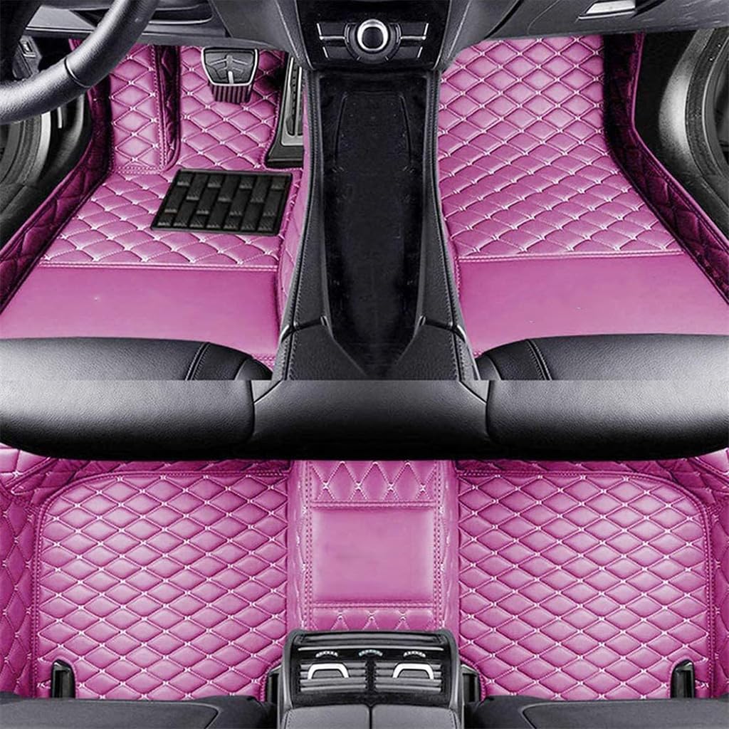 Auto Fußmatten für Benz B class 2020-2023,PU-Leder Allwetter Automatten Set,Bodenmatte Anti-Rutsch Wasserdicht Innenraum Protect Zubehör,A12 von SYSZZGCL