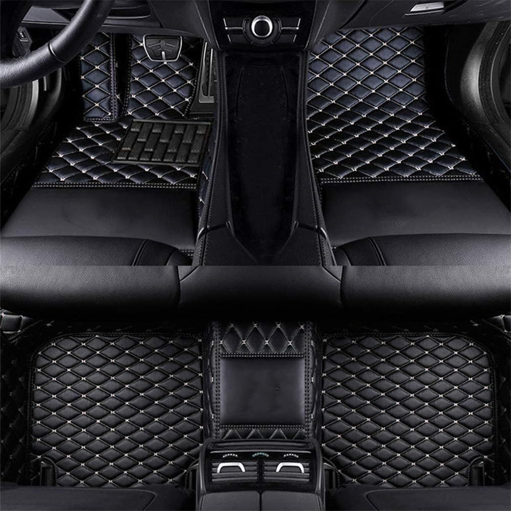 Auto Fußmatten für Ford Farris 2015-2019,PU-Leder Allwetter Automatten Set,Bodenmatte Anti-Rutsch Wasserdicht Innenraum Protect Zubehör,A1 von SYSZZGCL