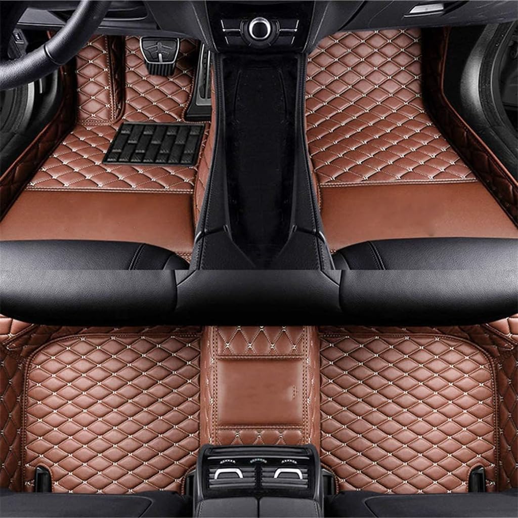 Auto Fußmatten für Renault Megane 2014-2018,PU-Leder Allwetter Automatten Set,Bodenmatte Anti-Rutsch Wasserdicht Innenraum Protect Zubehör,A6 von SYSZZGCL