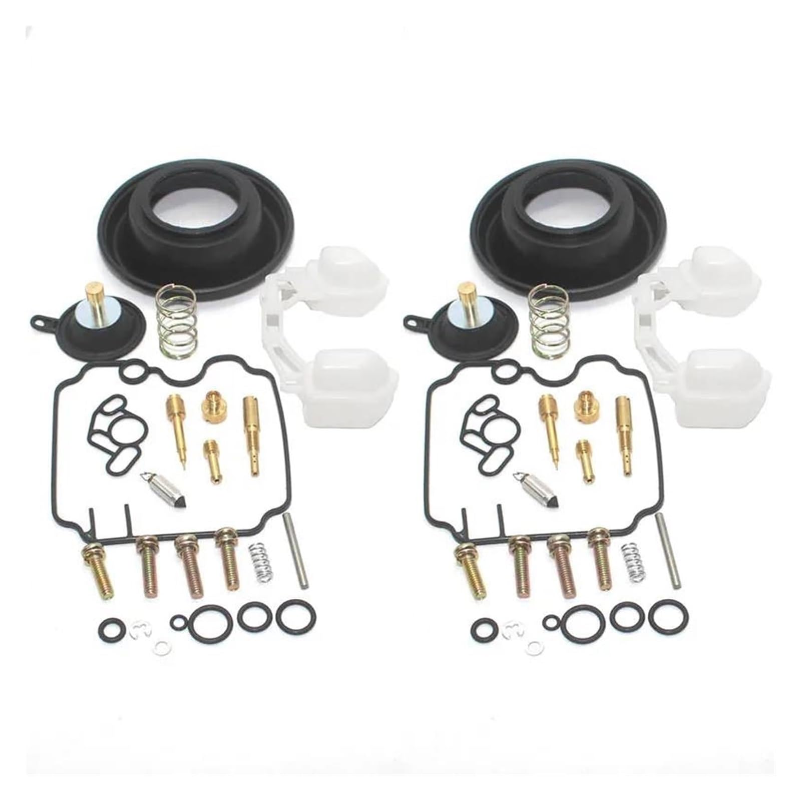 Carburetor Carb Für Y&amaha TDM850 TDM 850 1992-1993 Zubehör Vergaserreparatursatz Kolbenvakuummembran Schwimmerluftabsperrventil(2 Sets of Floats) von SYUBTGAN