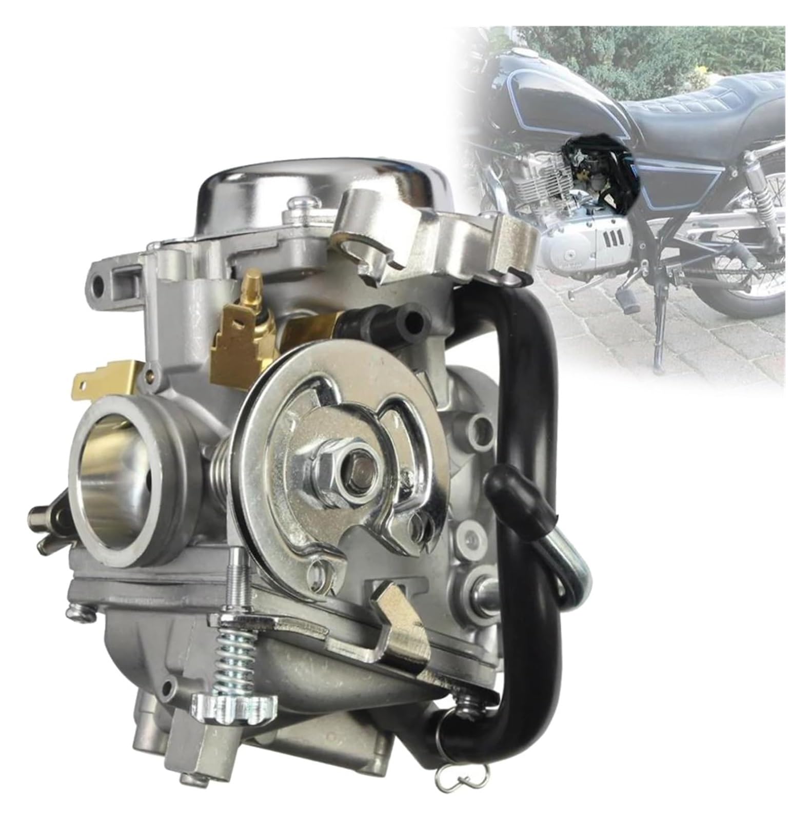 Carburetor Carb Für Y&amaha VSTAR250 V STAR 250 2008 2009 2010 2013 2014 2015 2019 2020 Zubehör XV250 26mm Carb Motorrad Vergaser Assy von SYUBTGAN