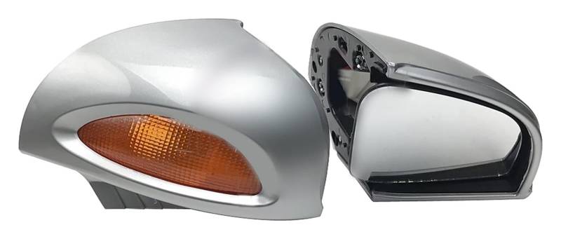 Motorrad Rückspiegel Für BM&W R1100 RT R1100 RTP R1150 RT Dekoration Silber Motorrad Rückspiegel Blinker Lichter Abdeckung Motocross Spiegel Shell Fall von SYUBTGAN