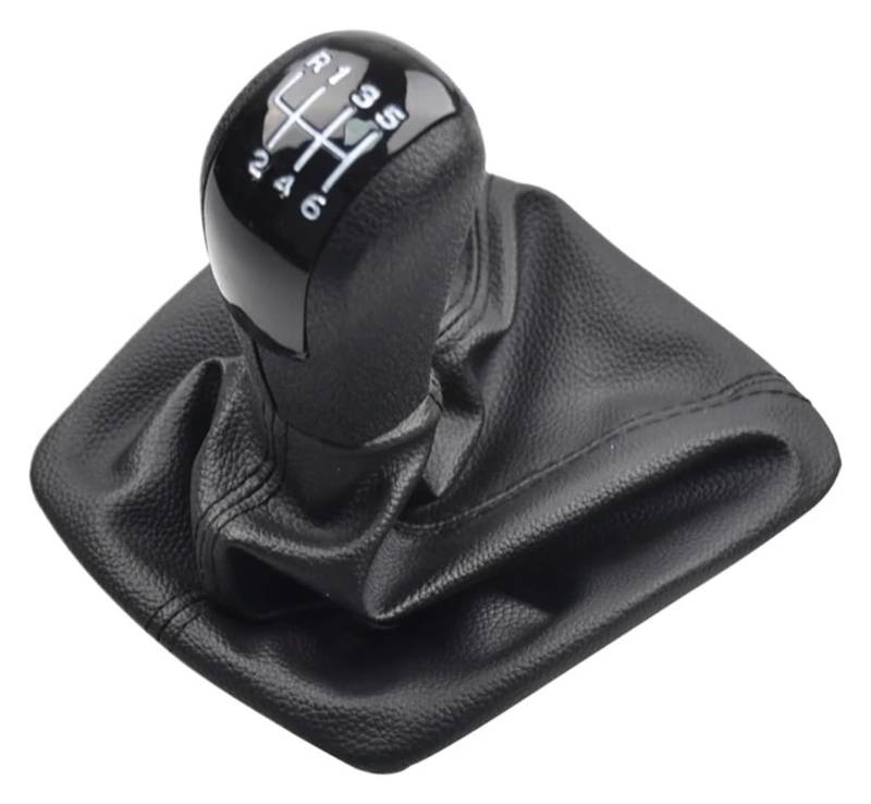 Schaltknäufe Accessoires Shifter Für Skoda Für Octavia 2 A5 2004-2010 5/6 Gang Schaltknauf Hebel Stift Schwarz Gamasche Boot Abdeckung Fall Schalthebel Knöpfe von SYUBTGAN