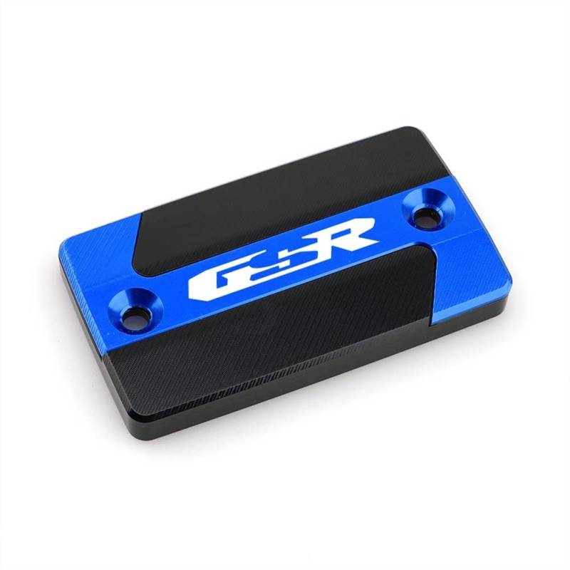 LEMING Ölbehälter Fluid Abdeckung Für Suzuki GSR 600 750 250F 400 250S GSX1300R GSX250R Motorradzubehör Frontbremse Cluch Fluid Reservoir Abdeckung Öltankkappe (Color : Blue) von SYUFRE