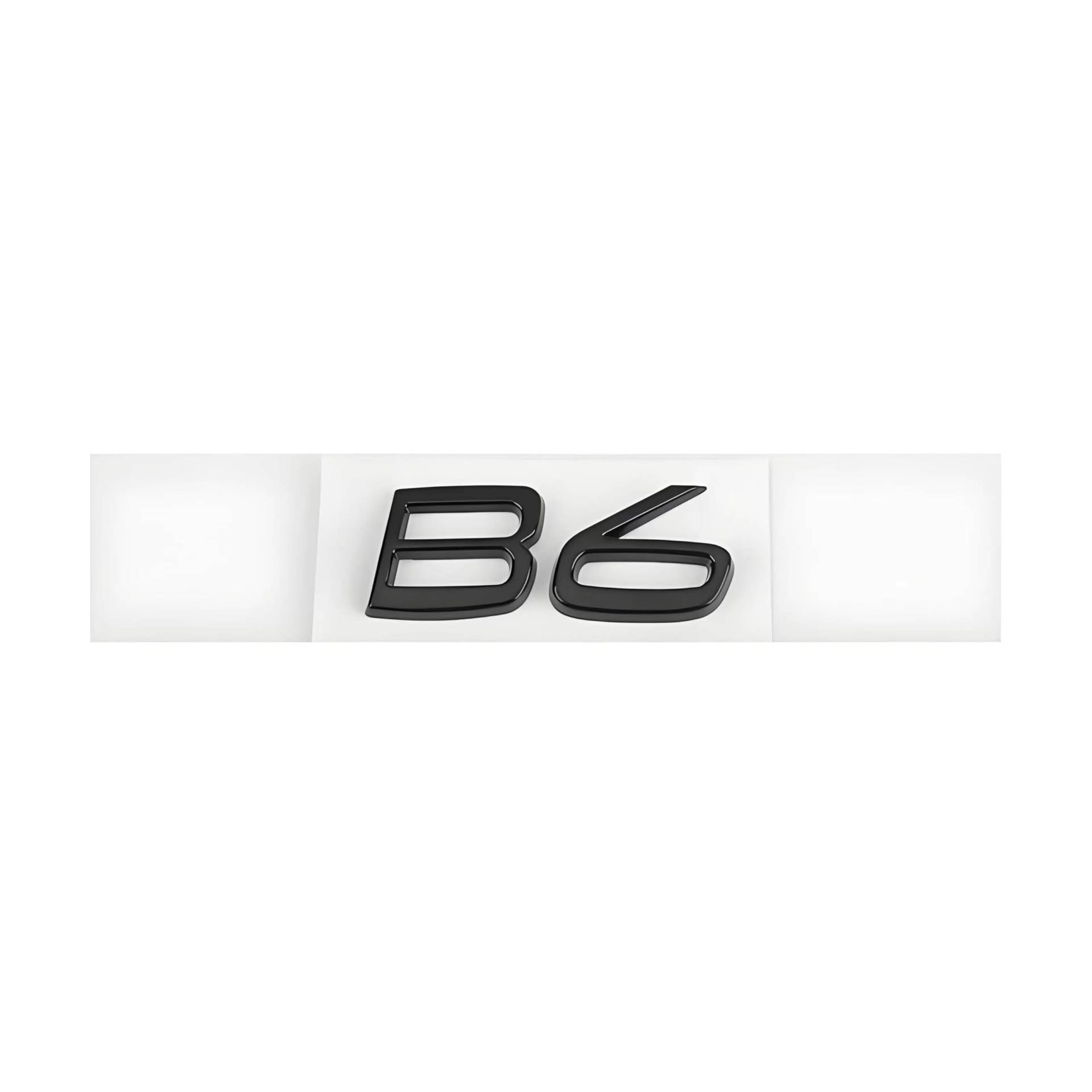 Auto Emblem für Volvo C70 Coupe 2005-2013, Logo Badge Aufkleber Sticker mit Emblem für Außendekoration 3D ABS Buchstaben Aufkleber mit Logo Auto Styling Zubehör,B6-Black von SYXWJL