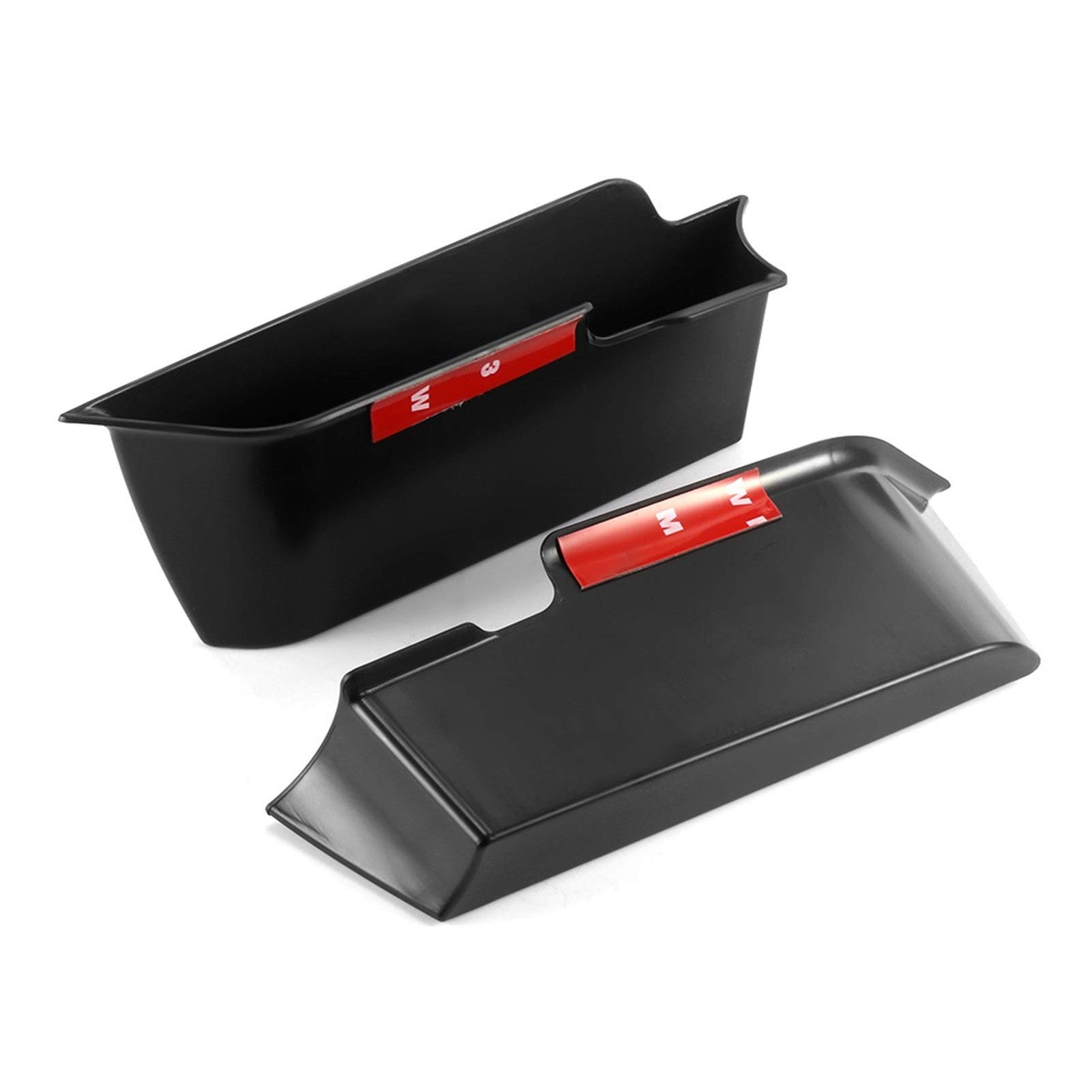 SZDGJ 2PCS Car Inner Side Front Door Handle Armrests Storage Box Tray Holder, for MINI, Cooper F56 Car Styling Accessories Türaufbewahrungsbox von SZDGJ