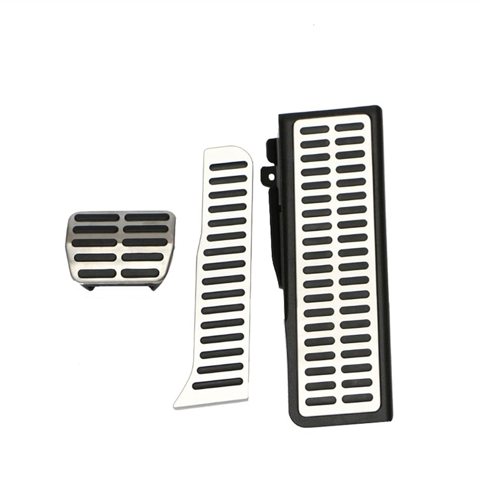 SZDGJ Auto-Pedal-Pedal-Abdeckung, for VW, for Golf 5 6 GTI, for Jetta MK5 CC, for Passat B6, for Tiguan Touareg, for Skoda, for Octavia, Zubehör Bremspedale(3Pcs AT With Rest) von SZDGJ