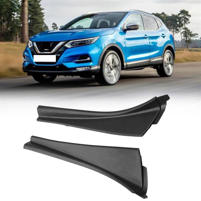 SZDGJ For Nissan, for Qashqai J10 2008-2015, Auto Frontscheibenwischer Seitenverkleidung Abdeckung Wasserabweiser Gugelplatte Links Rechts Frontscheibenwischer-Eckabdeckung von SZDGJ