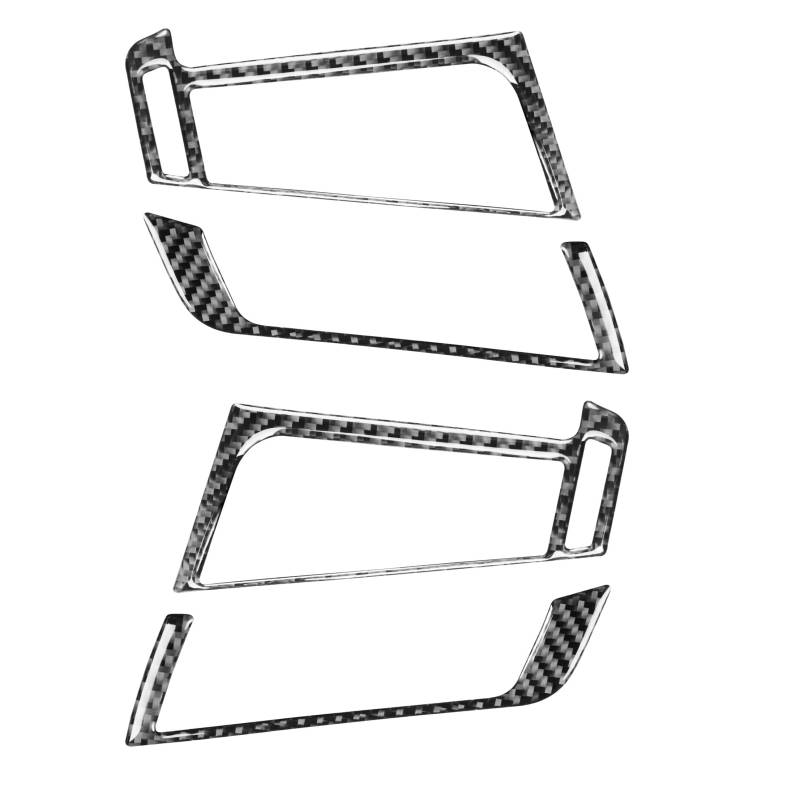 SZFJMQP Kohlefaser-Abdeckungsaufkleber, Zubehör, Dekoration, kompatibel mit BMW X5, F15, X6, F16 2014–2018 (Lüftungsgitter außen 21) von SZFJMQP