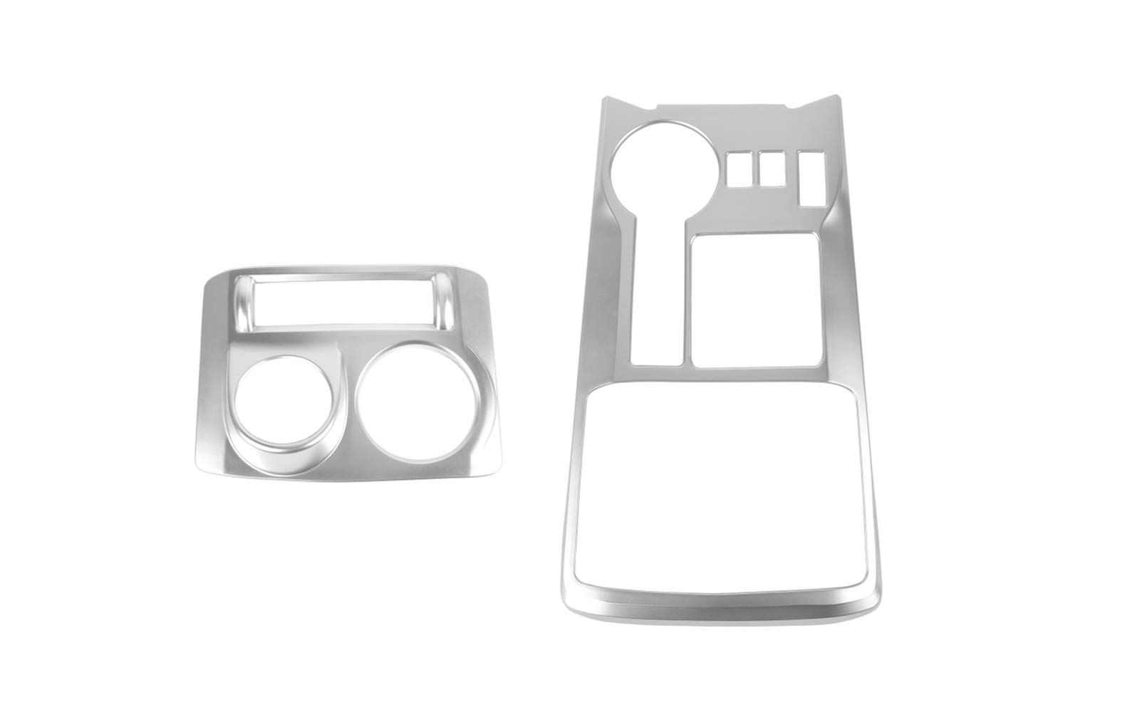 SZFJMQP Kompatibel mit 4Runner SR5/LIMITED 2010-2024 ABS Abdeckung Aufkleber Innenraum Zubehör Autozubehör Dekorativ (Silber, Schalt-/Bedienfeld-Dekoration) von SZFJMQP