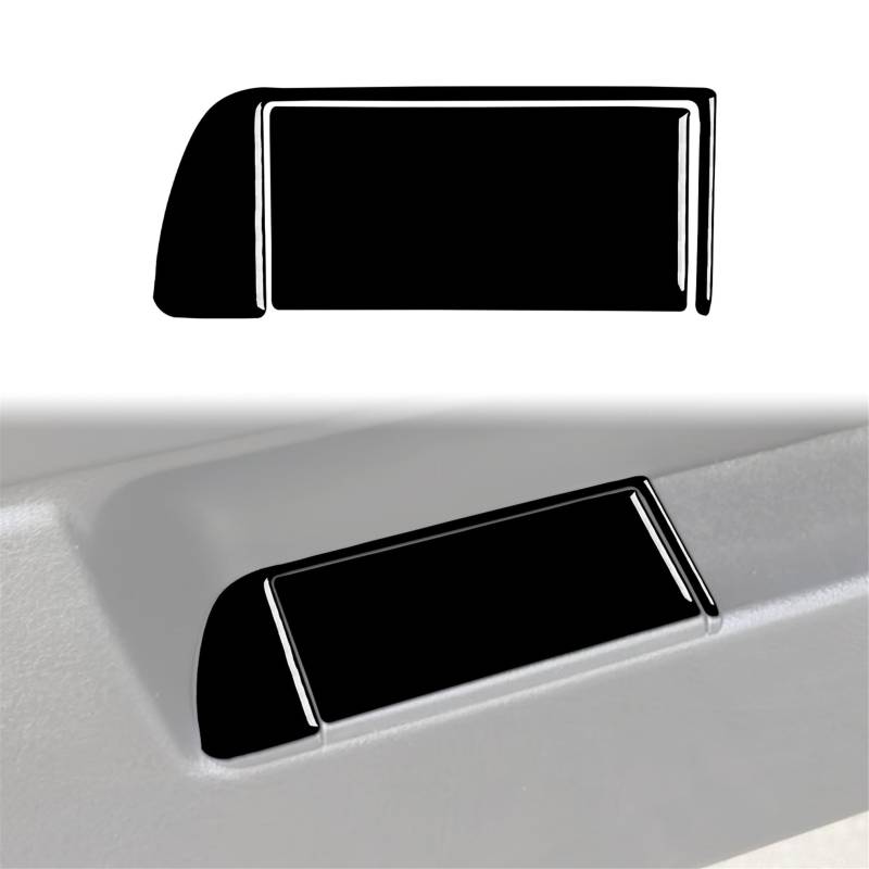 SZFJMQP Vinyl Kunststoff Abdeckung Trim Aufkleber Zubehör Dekoration Kompatibel mit BMW 3er E36 94-97 (Glänzend Schwarz, Fahrerseite Handschuhfach Aufbewahrung 16) von SZFJMQP