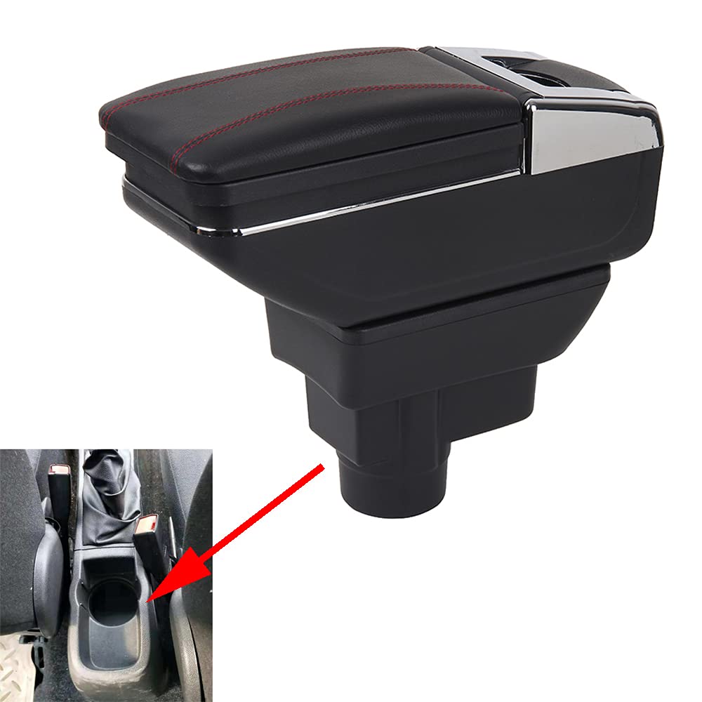 SZSS-CAR Aufbewahrungsbox für Armlehne Kompatibel mit Opel Vauxhall Corsa D 2006-2007 2008 2009 2010 2011 2012 2013 2014, Leder, für die Mittelkonsole von SZSS-CAR