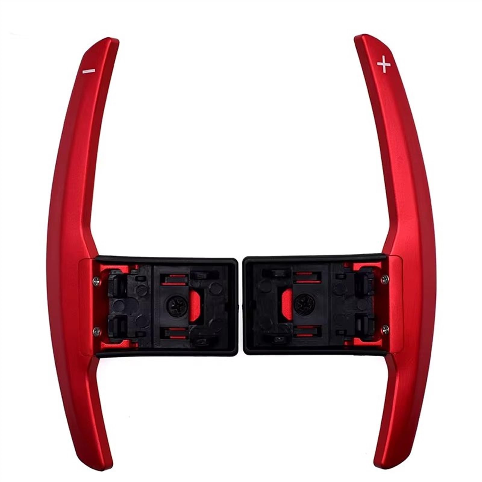 SZTMYVUW Auto Dekozubehör Kompatibel Mit M3 M4 M5 M6 F36 F21 F22 F32 F30 F80 F06 F20 F23 F10 F11 F12 F15 Aluminiumlegierung Lenkrad Paddle Shifter(Red) von SZTMYVUW