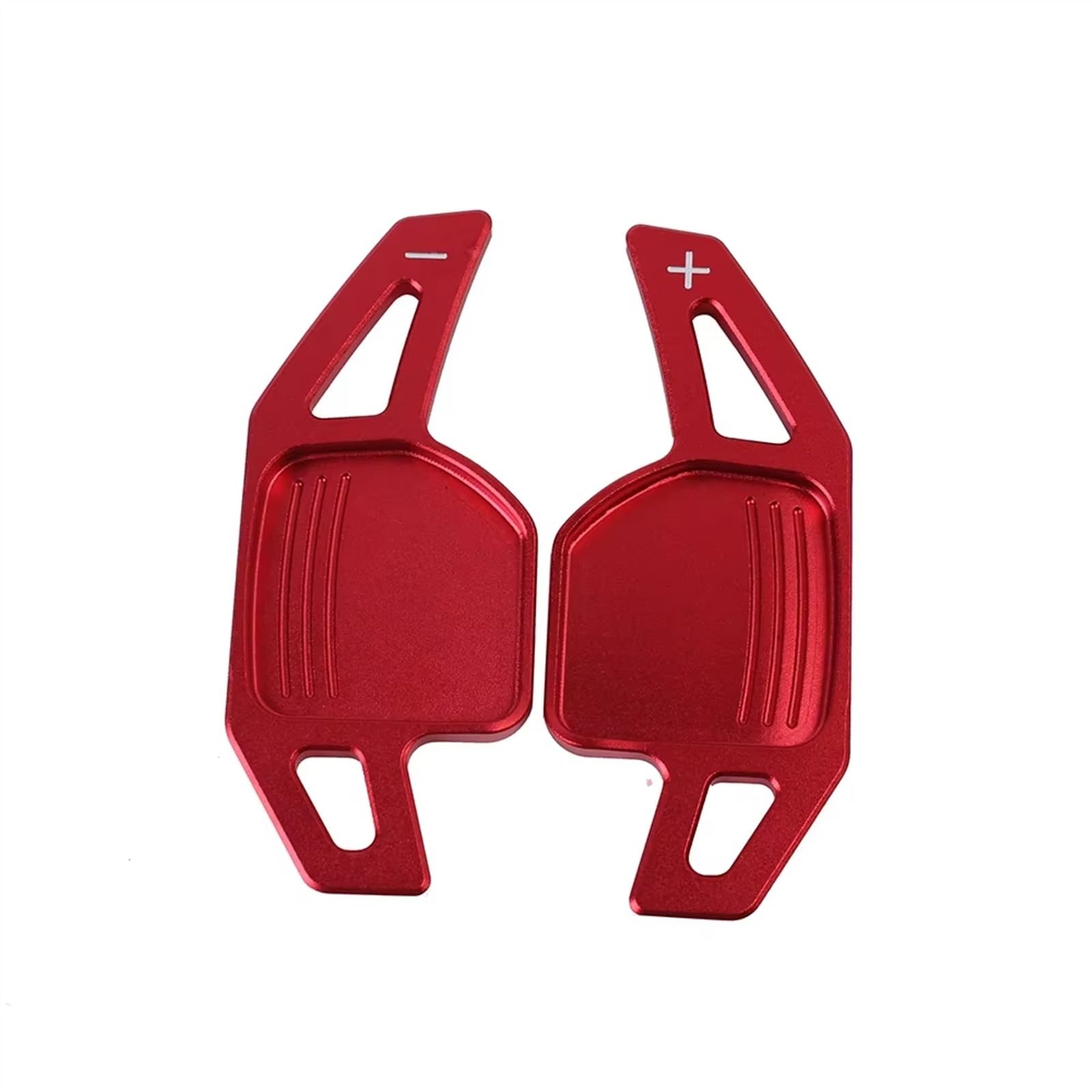 SZTMYVUW Auto Dekozubehör Kompatibel Mit TT/TTS/TTRS MK2 8J 2006–2014 Für R8 42 2007–2012 2-teilige Schaltwippen-Auto-Lenkradpaddel-Verlängerung(Red) von SZTMYVUW