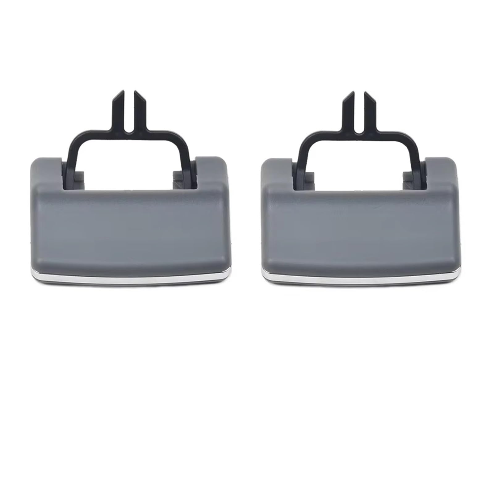 SZTMYVUW Auto Lüftungsgitter Kompatibel Mit Benz W164 X164 ML GL 2006-2011 Autozubehör Armaturenbrett Klimaanlage Auslass AC-Entlüftungsgitter Laschenclip Reparatursatz(Gray 2pcs) von SZTMYVUW