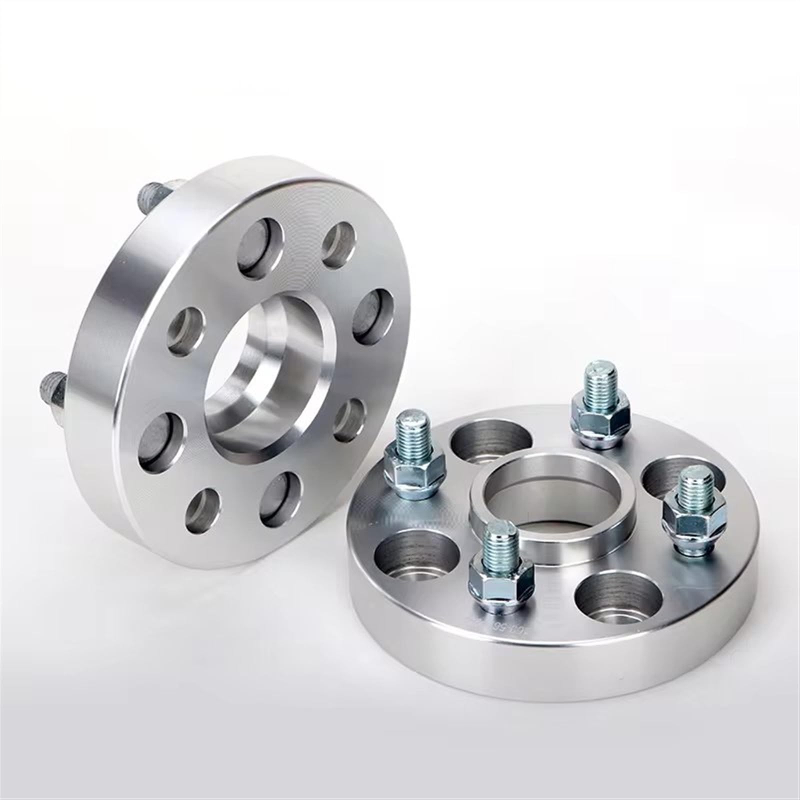 SZTMYVUW Auto Zubehör 2 stück PCD 4X 114,3 15/20/25/30/35mm Hubcentric 60,1mm Mutter 12 * 1,25 Rad Spacer Adapter Für Anzug 4lug Auto(2PCS 30mm Silver) von SZTMYVUW